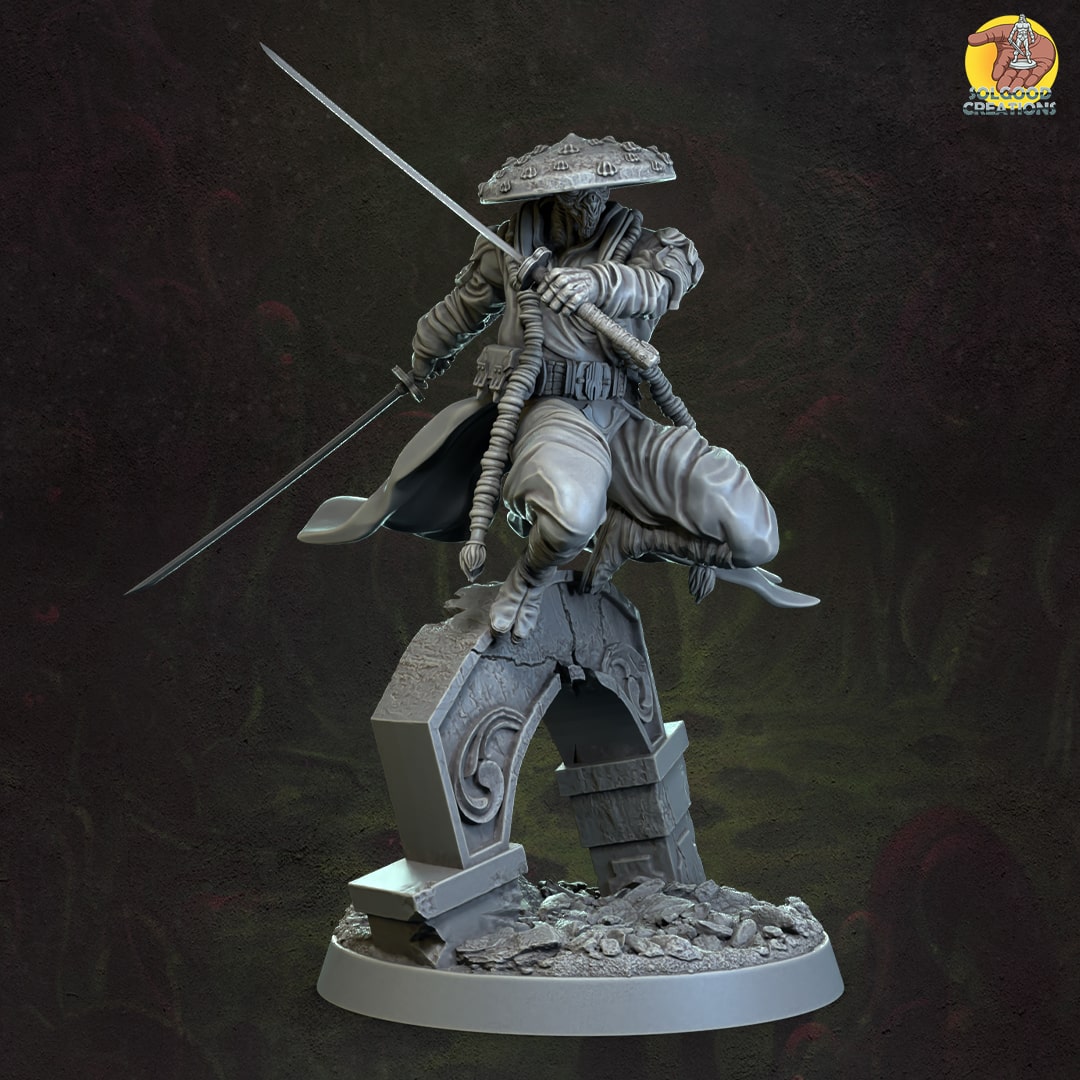 Myconojimbo, Myconid Ronin - pose 4 | Pre-Supported